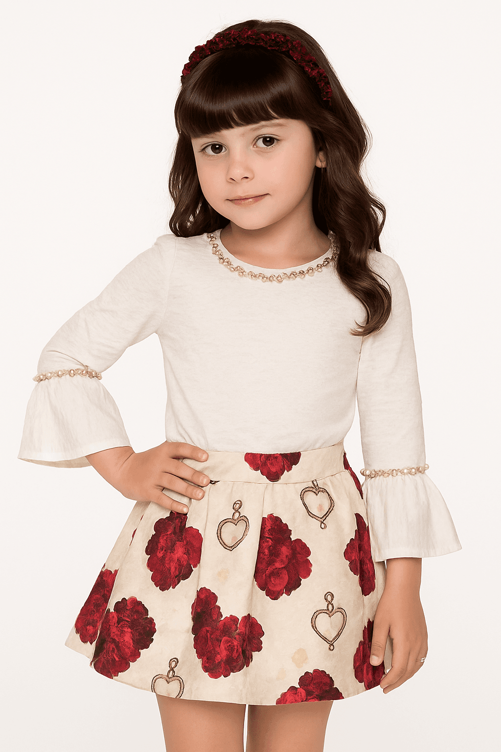 Conjunto de Saia e Blusa Infantil Diforini – Moda Infanto Juvenil Exclusiva