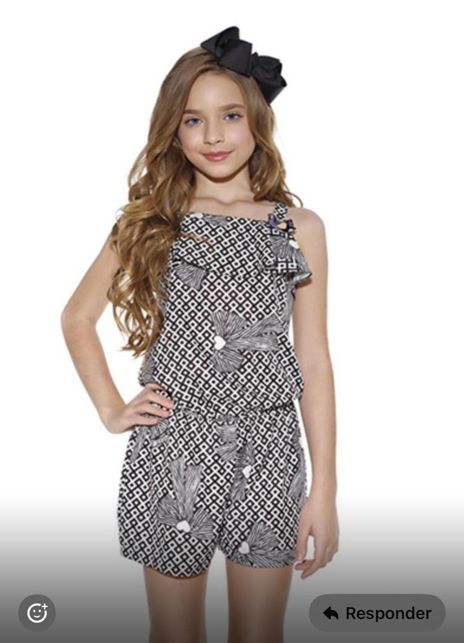 Macaquinho Diforini Moda Infanto Juvenil 020353