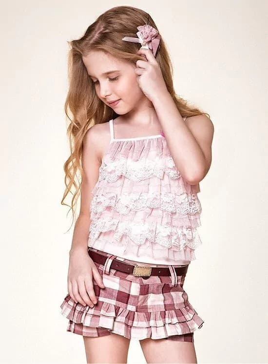 Blusa e Shorts Saia Diforini 120626