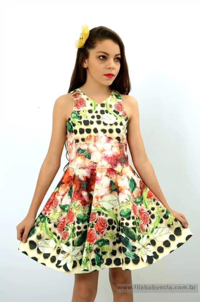 Vestido Miss Cake Moda Infanto Juvenil 510259