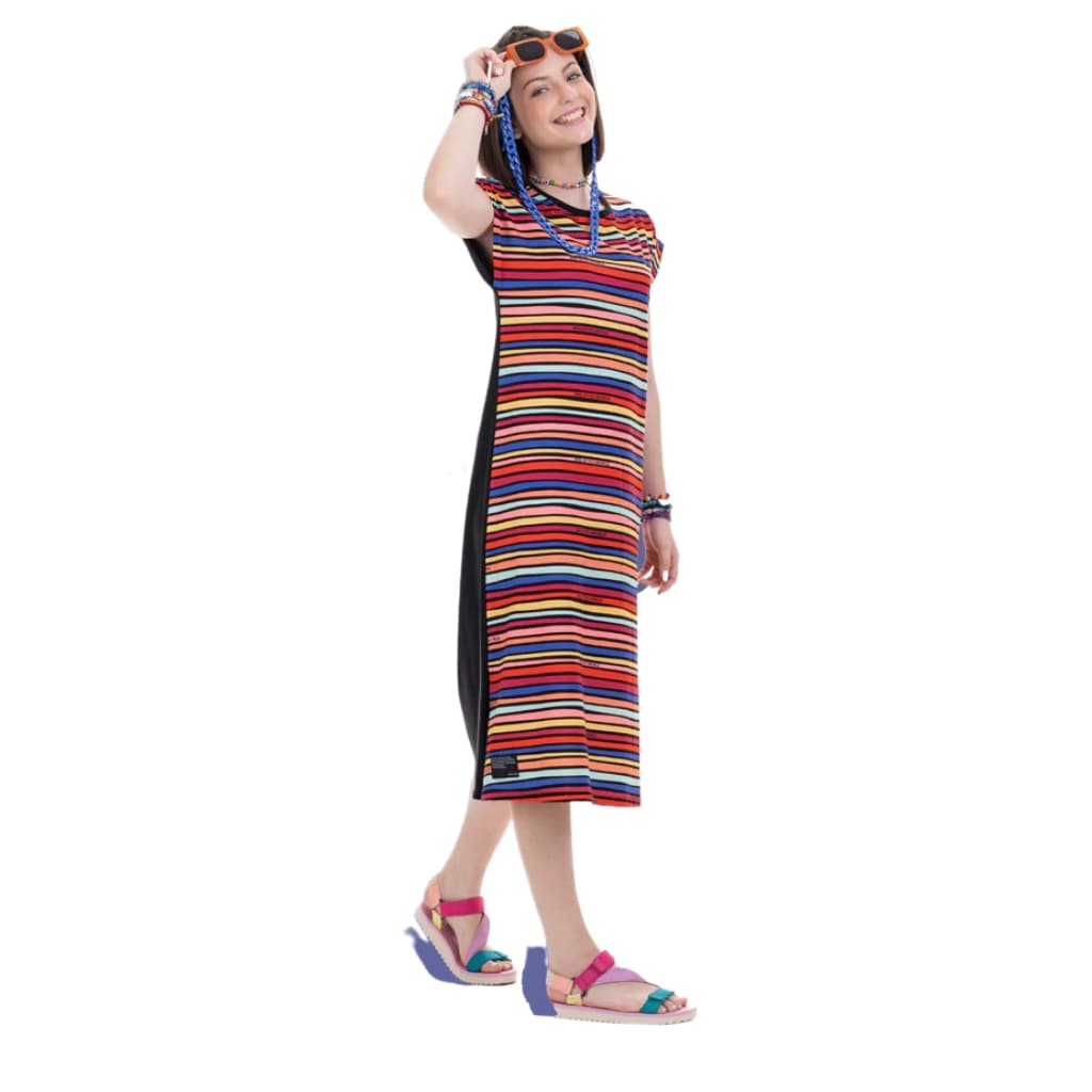 VESTIDO MUSCLE TEEN MIDI CURTO Collie Teen 434094